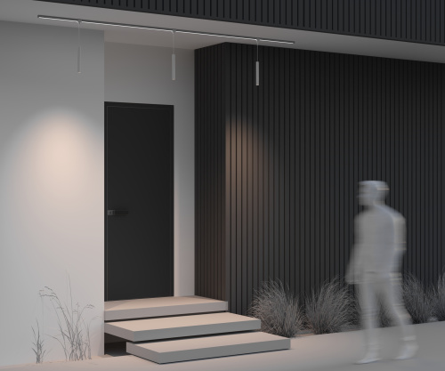 Уличный трековый светильник Outdoor O-TR01-1-P-8WW3K фото 4