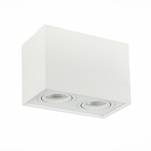 ST109.507.02 Светильник потолочный Белый GU10 2*50W  L181xW100xH123 220V Без ламп Накладные светильники фото 2