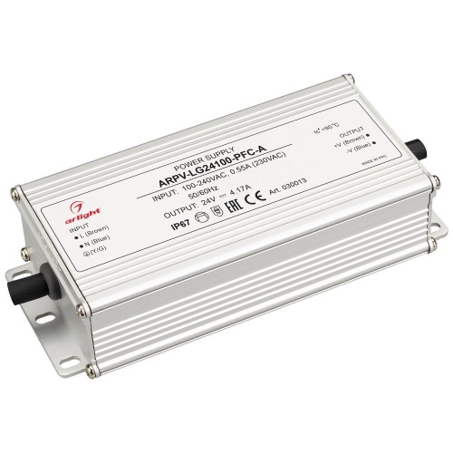 Блок питания Arlight ARPV-LG24100-PFC-A 24V 100W IP67 4,17A 030013 Блок питания Arlight ARPV-LG24100-PFC-A 24V 100W IP67 4,17A 030013