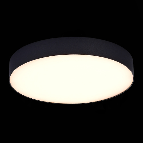 ST606.432.48 Светильник потолочный Черный LED 1*48W 3000K 4 320Lm Ra>85 120° IP20 D400xH55 185-265V Накладные светильники