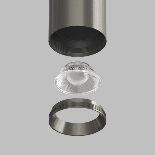 DK5741-DN Светильник для трека SHINE SPOT со светодиодом, D45*H100, 48V DC, 10W, RA?90, 3000K, IP20, темный никель, алюминий фото 7