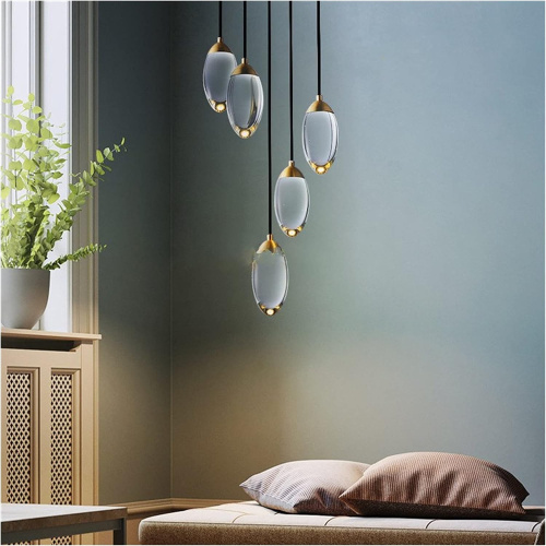 Подвесной светильник MT8848-5H brass фото 5