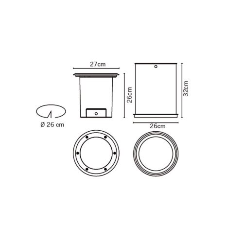 Встраиваемый светильник D60F3135 фото 3