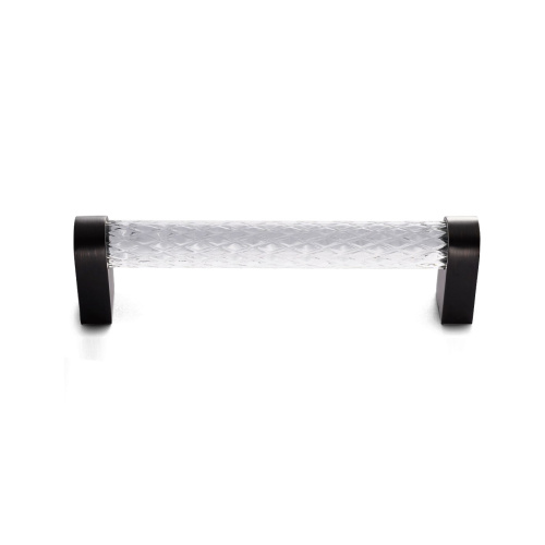 Ручка-скоба Lambeth Knurled Crystal L.10.2 Bronze