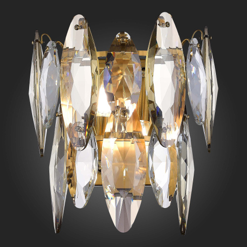 SL1227.301.02 Бра ST-Luce Латунь/Прозрачный E14 2*40W ANCONA фото 4