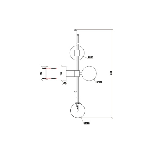 Бра Vele Luce Paradise VL5774W23 фото 3