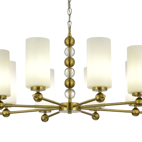 SL2003.303.08 Светильник подвесной ST-Luce латунь/белый E27 8*40W AURORA фото 3