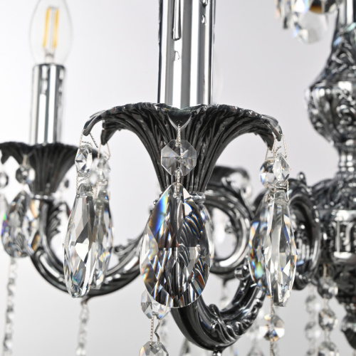 Люстра с хрустальными подвесками AL79101/6/175 A NB Bohemia Ivele Crystal (Богемия Ивеле Кристалл) фото 6 Люстра с хрустальными подвесками AL79101/6/175 A NB Bohemia Ivele Crystal (Богемия Ивеле Кристалл) фото 6