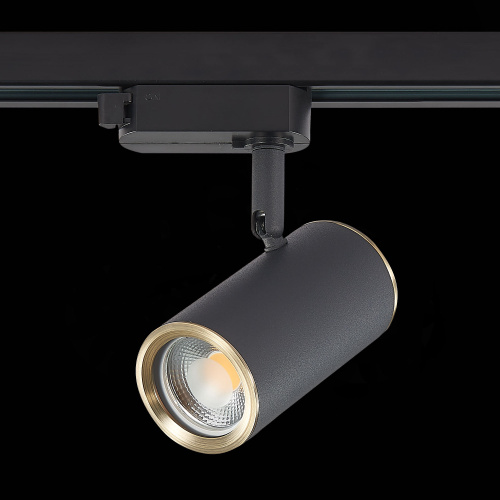 ST301.436.01 Св-к трек. Черный GU10 1*50W L104xW54xH111 220V Без ламп BASE фото 7