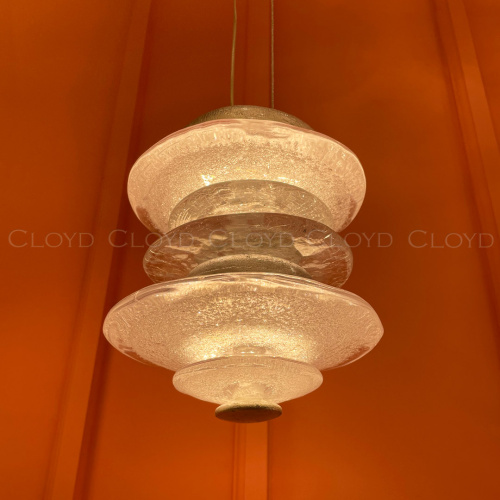 Подвесной светильник Cloyd GEFEST P2 / выс. 18 см - серебро сусальн. (арт.10388) фото 7