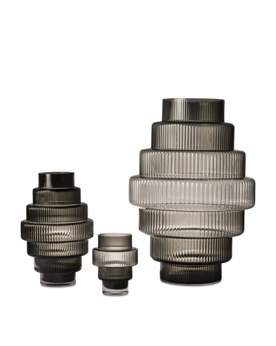 Ваза Steps Grey S фото 4