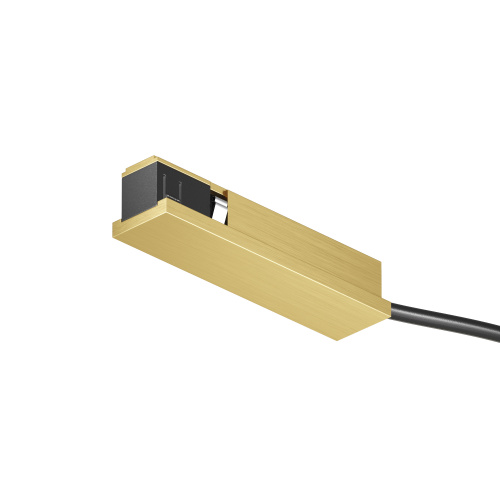 TR5721-SB Подвод питания универсальный (середина/торец) для трека SHINE BASE, 48V DC, IP20, сатинированная латунь, алюминий фото 5
