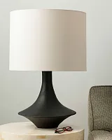 Чёрная настольная лампа “Шейди”