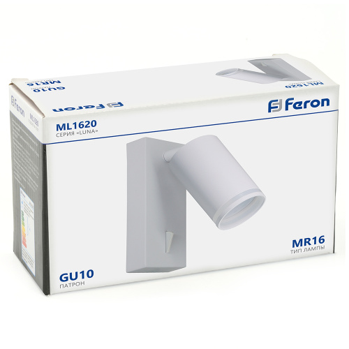 Светильник Feron ML1620 LUNA 35W, 230V, GU10, белый фото 11