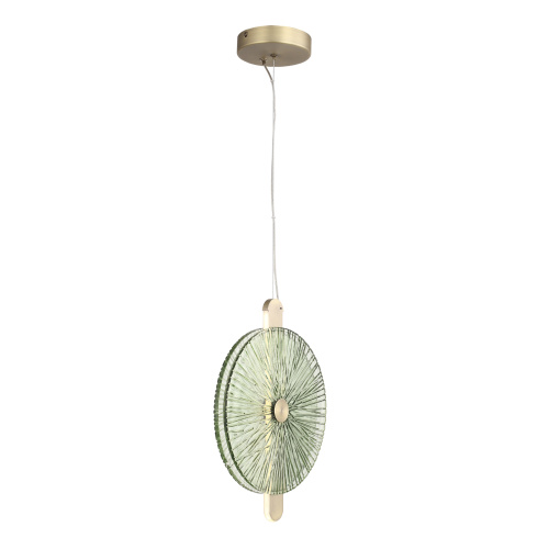 SL6141.323.01 Светильник подвесной ST-Luce бронза/зелёный LED 1*11W 4000K WASI фото 4