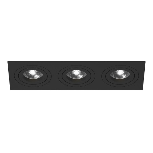 Комплект из светильника и рамки Lightstar Intero 16 (217537+217607+217607+217607) i537070707