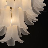 Люстра Cloyd AZORES-A C10 / Ø65 см - латунь светл. - белое матовое стекло (арт.11651)