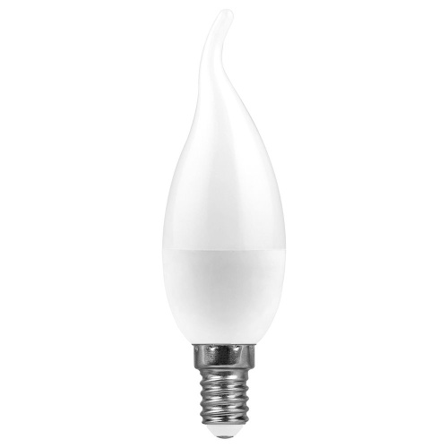 Лампа светодиодная Feron LB-570 Свеча на ветру E14 9W 175-265V 6400K фото 2