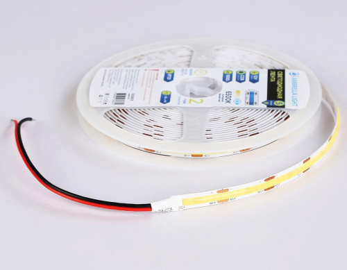 Светодиодная лента Ambrella Light 10W/m 320LED/m COB холодный белый 5M GS2603 фото 2