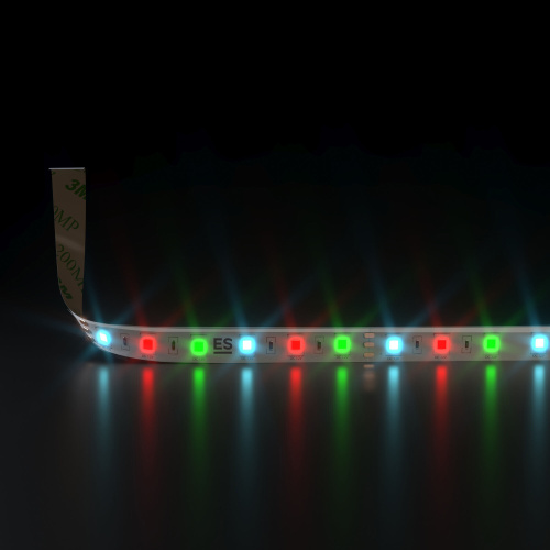 Светодиодная лента 12 В 14,4 Вт/м 60 Led/м 5050 IP65, RGB, 5 м Лента светодиодная 12V 14,4W 60Led 5050 IP65 RGB, 5м фото 2