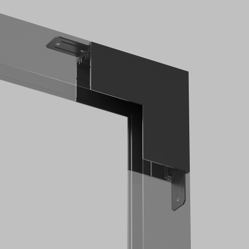 TR2108-BK Угол стена-потолок накладной SMART, черный фото 4