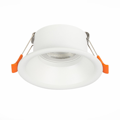 ST201.508.01 Св-к встр. Белый GU10 1*50W  D89xH40 220V Без ламп Встраиваемые светильники фото 5