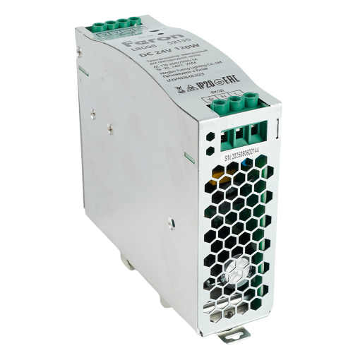 Трансформатор электронный на DIN-рейку 120W 24V 40*125.2*113.5мм IP20, LB008 фото 3