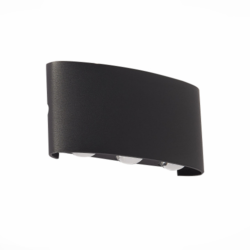 SL089.401.06 Светильник уличный настенный ST-Luce Черный кварцевый LED 6*1W 4000K BISELLO фото 4