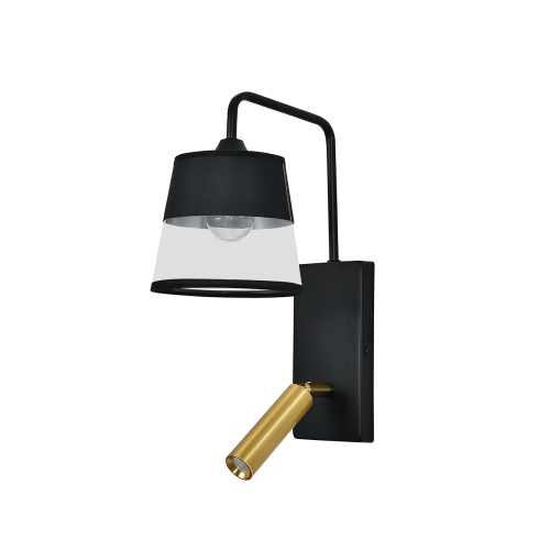 Настенный светильник Escada 598/1A E27*40W Black/Brass фото 2