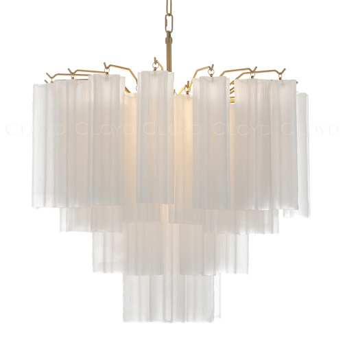 Люстра Cloyd ANNO-C C7 / Ø58 см - латунь светл. - белое матовое стекло (арт.11649) фото 3