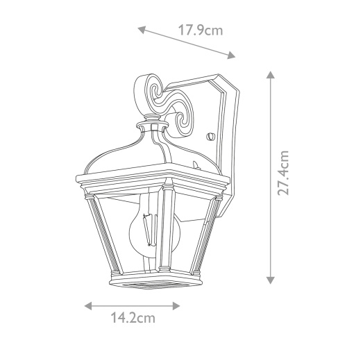 Настенный фонарь Elstead Lighting, Арт. BAYVIEW-2S-BK фото 4