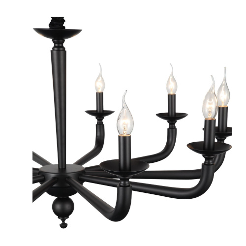 SL1114.403.10 Люстра подвесная ST-Luce Черный E14 10*40W FORTEZA фото 10