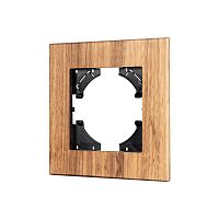 Рамка из натурального дерева FRM-XSILO-WD-1-SNL Arlight 051271
