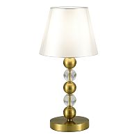 SL2003.304.01 Прикроватная лампа ST-Luce латунь/белый E27 1*40W AURORA