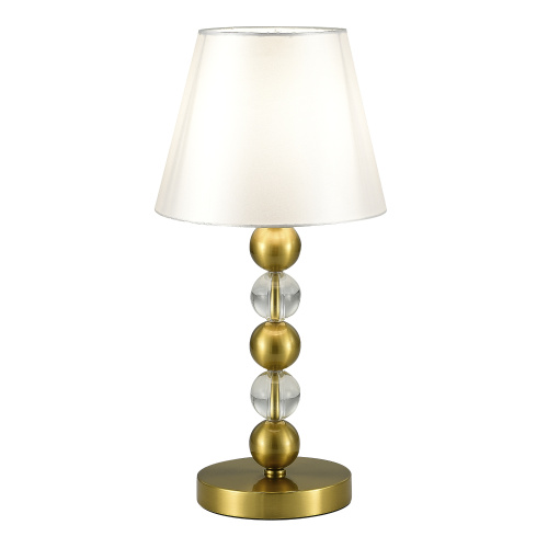 SL2003.304.01 Прикроватная лампа ST-Luce латунь/белый E27 1*40W AURORA