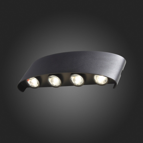 SL089.401.08 Светильник уличный настенный ST-Luce Черный кварцевый LED 8*1W 4000K BISELLO фото 13