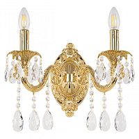 Бра с хрустальными подвесками AL7901B10/2/175 A G Bohemia Ivele Crystal (Богемия Ивеле Кристалл)