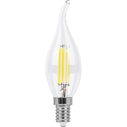 Лампа светодиодная Feron LB-67 Свеча на ветру E14 7W 230V 2700K фото 2