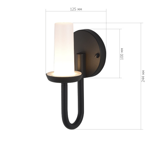SL9539.701.01 Светильник уличный настенный ST-Luce темно-серый LED 1*3W 3000K CANDLE фото 2