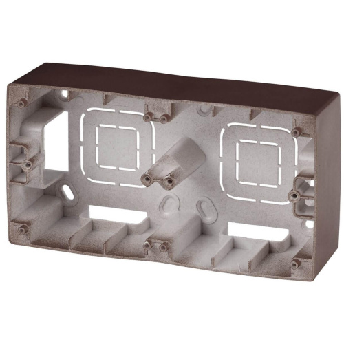 Коробка для накладного монтажа 2-постовая ЭРА 12 12-6102-13 Б0043177