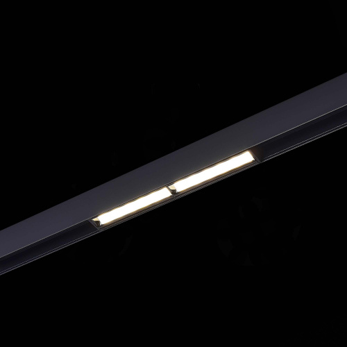 ST804.446.12 Магнитный трековый светильник Черный LED 1*12W 4000K 750Lm Ra>90 120° IP20 L220xW22xH46 SKYLINE 48
