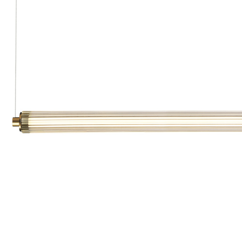 SL6224.313.01 Светильник подвесной ST-Luce Латунь/Прозрачный LED 1*30W 4000K BAMBOO фото 4