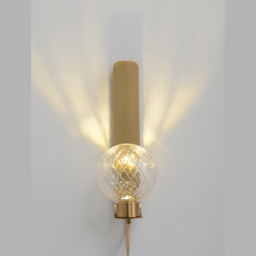 Бра Crystal Lux BELLA AP1 BRASS фото 3