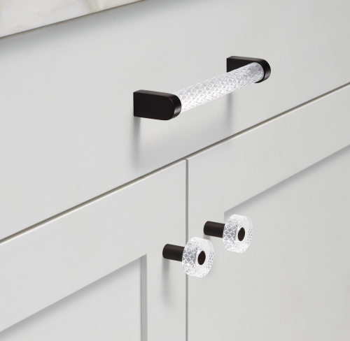 Ручка-скоба Lambeth Knurled Crystal L.15.2 Bronze фото 2