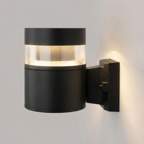 Уличный настенный светильник 1530 TECHNO LED 3000K чёрный 1530 TECHNO LED черный фото 4