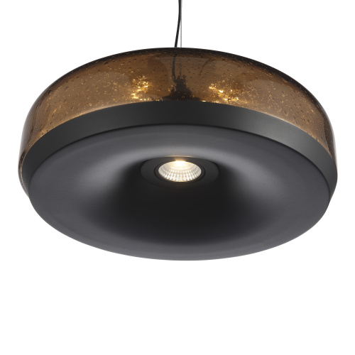 SL6014.603.01 Светильник подвесной ST-Luce Черный/Коричневый, с пузырьками LED 1*42W 3000K RIPPLE фото 4