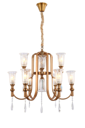 Подвесная люстра Lumina Deco Rionella LDP 8041-6+3 S.GD фото 3