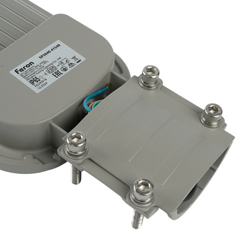 Светодиодный уличный консольный светильник Feron SP3040 80W 5000K 230V, серый фото 9