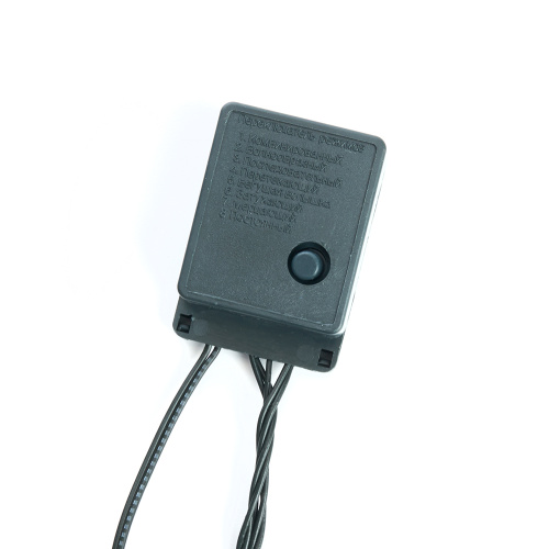 Светодиодная гирлянда Кластер Feron CL10 линейная 20м + 3м 230V мультиколор, c питанием от сети, зеленый шнур фото 4