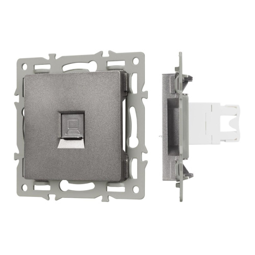 Механизм компьютерной розетки SCT-MPC1-PL-GR (RJ-45, CAT6) Arlight 045335